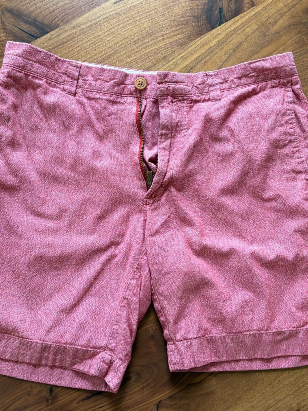 J.Crew Gramercy Chino Shorts - Red Chambray - 33W